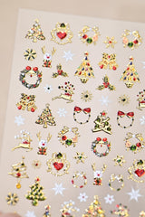 Sevgob snowflake nail sticker ideal for sparkling winter nails