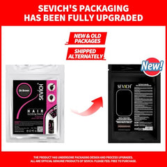SEVICH Hair Fibers refill bag for direct application and mess-free use
