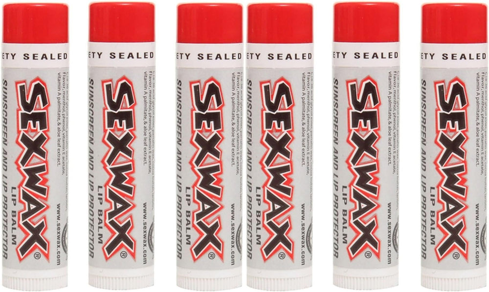 Sex Wax Lip Balm Pack UV SPF 30 protège les lèvres lors d'activités extérieures.
