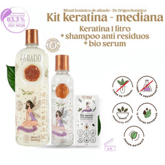 SHAEIO Keratin Hair Mask two application methods diagram demonstrates flexible home routine.