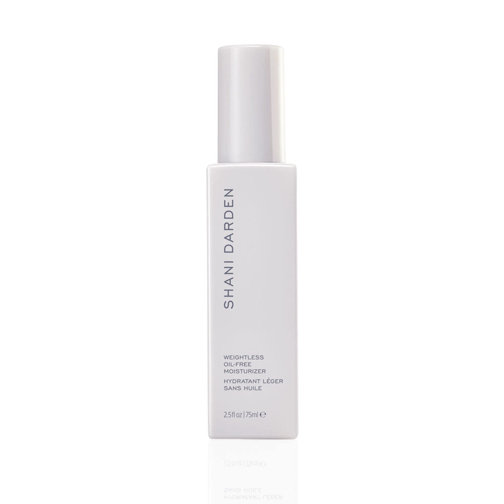 SHANI DARDEN weightless moisturizer pump application provides fast absorption and daily hydration