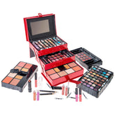 SHANY All In One makeup set train case front view for on-the-go makeup