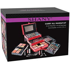 SHANY All In One makeup set open case showing top layer eye shades