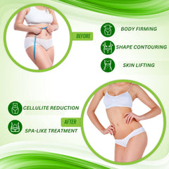 Shape and Tone Contouring Wrap on a vanity with spa like at home treatment vibe
