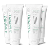Shapiro MD bottle pour shows vegan formula delivering rich moisture to hair and scalp