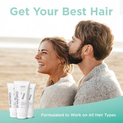 Shapiro MD Hair Growth Shampoo lather demonstrates gentle cleansing for daily use