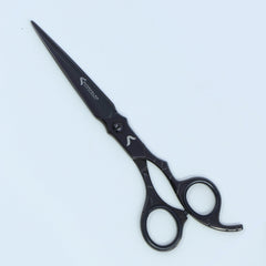 SHARPGLAM NightEdge Black finish on scissors for a bold, professional look