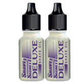 Shave Secret Deluxe Shaving Oil bottle pour for a smooth glide