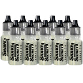 Shave Secret shaving oil bottle shown, for silky shave and skin comfort