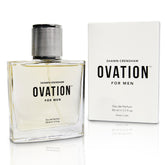 Shawn Crenshaw Ovation bottle front, ready for evening wear and confident presence