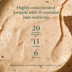 SHAZ & KIKS Essential Prewash Mask application-on-scalp demonstrates easy prep before washing.