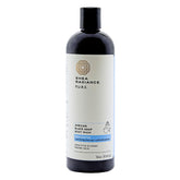 Shea Radiance African Black Soap Body Wash bottle pour for gentle cleansing