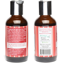 Shea Terra Organics Damask Rose hydrosol close-up for soothing facial refreshment.