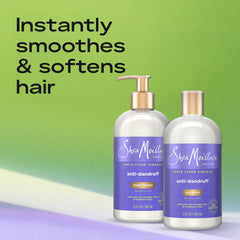 Sheamoisture apple cider vinegar ingredient panel highlights clarifying scalp benefits.
