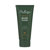 SheaMoisture Beard Wash bottle pours maracuja oil and shea butter for a deep clean.