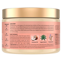 SheaMoisture Coconut and Hibiscus Curling Gel Souffle defines curls with a soft hold on damp hair.
