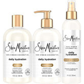 SheaMoisture Daily Hydration Shampoo bottle for nourished, hydrated hair.