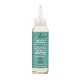 SheaMoisture Scalp Soother Oil Serum bottle pour shows quick scalp relief for wigs and weaves
