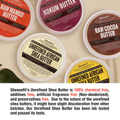 Creamy texture of Sheanefit raw shea butter