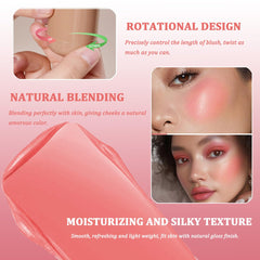 SHEEYOON cream blush stick nude provides subtle everyday definition.