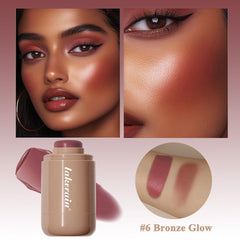 Twist design lets you control blush length precisely for easy touch-ups.