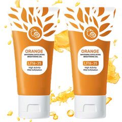 Sheghy Orange Enzymes Exfoliating Gel bottle with pump for easy daily cleansing