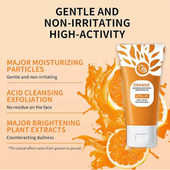 Sheghy gel being applied to face showing gentle exfoliation and hydration