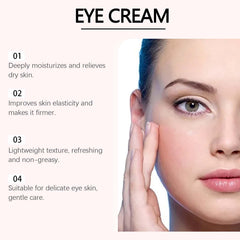 Sheghy under-eye hydration serum plumps and refreshes the eye contour.