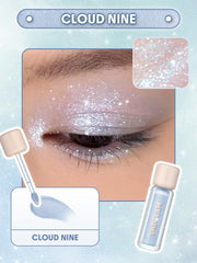 SHEGLAM Airglow Eye Tint swatches on skin show bold color payoff