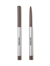 SHEGLAM brown creamy eyeliner pencil close-up showing smooth glide for precise lining.