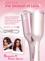 SHEGLAM heart hair clip included to secure hair during styling.