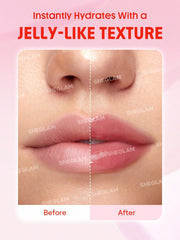 SHEGLAM Jelly Wow Lip Oil being applied for smooth, glossy color.