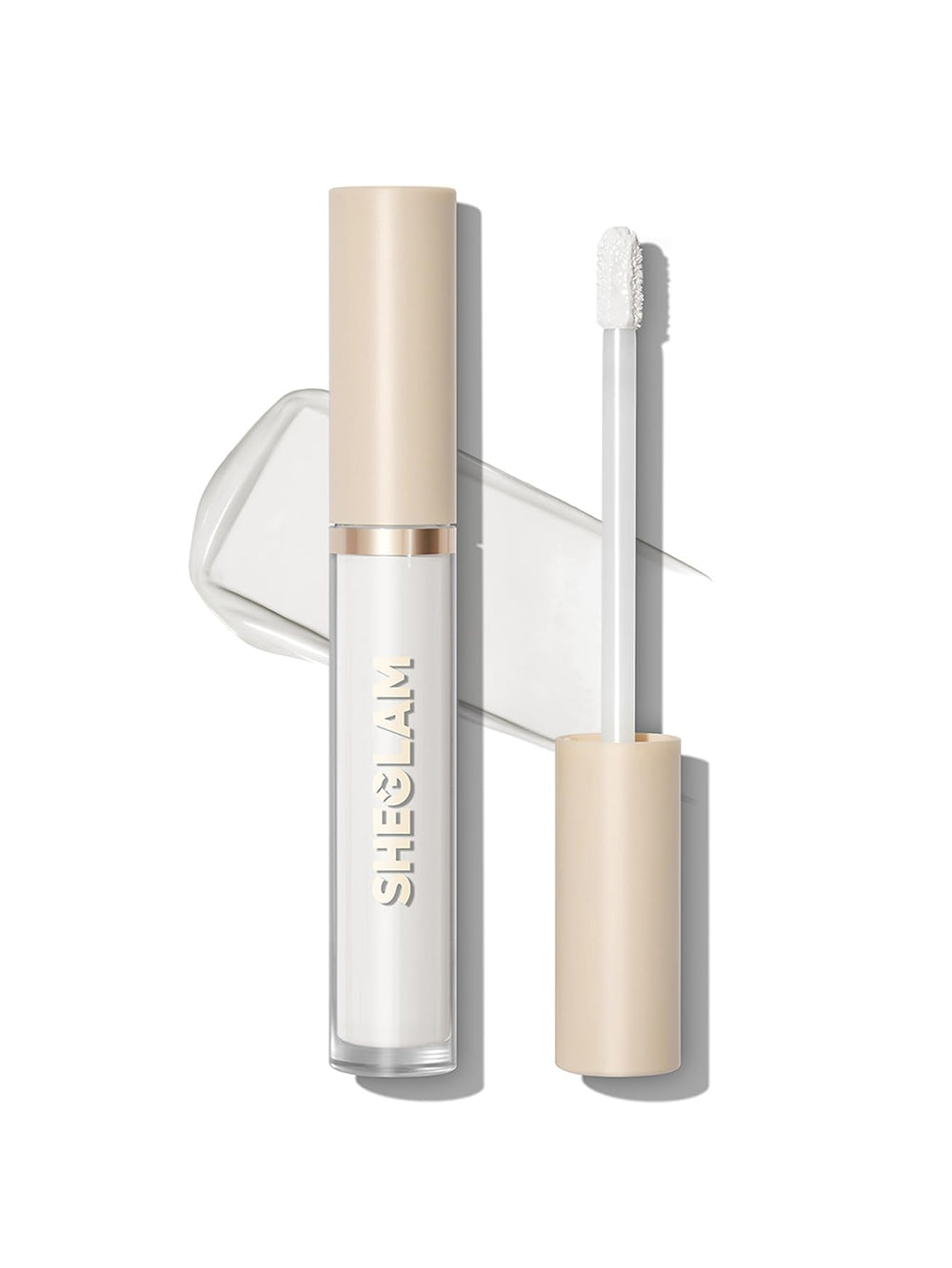 Close-up of SHEGLAM Like Magic concealer bottle showing creamy, hydrating texture.