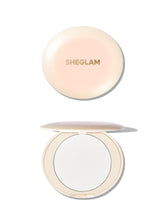 SHEGLAM Magic Veil setting powder compact shows premium packaging for long-lasting makeup