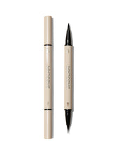 SHEGLAM Multi-Tasker Eyeliner Pen close-up, silky glide for precise lines.