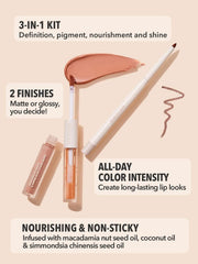 SHEGLAM Soft 90s Glam liquid lipstick application with bold color payoff.