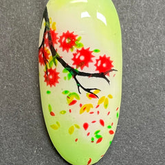 SheModern jelly stamper demonstrates easy image transfer with sticky polish.