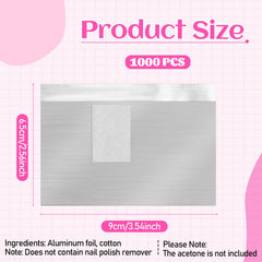SHENLIU 1000-pack foil wraps ready for frequent home or salon use.