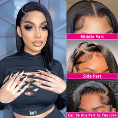 Shesbeauty 13x4 HD lace front, bleached knots, seamless part invisibility.