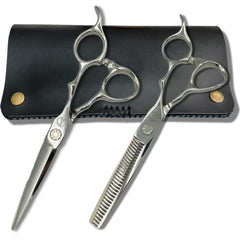 Shihan Shears 6-inch cutting scissors close-up showing sharp VG-10 blade for precise cuts.