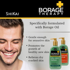 ShiKai Borage Therapy pack of 2 for daily moisturizing.
