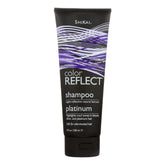 Shikai Color Reflect Platinum Shampoo bottle delivering cool tones for gray, blonde and platinum hair
