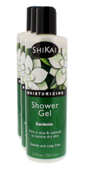 ShiKai daily moisturizing shower gel with aloe and oatmeal for gentle cleansing.