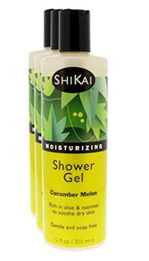 ShiKai Daily Moisturizing Shower Gel cucumber melon bottle with rich lather and hydration.