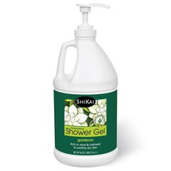 ShiKai Daily Moisturizing Shower Gel Gardenia bottle pour for easy daily cleansing and lasting moisture.