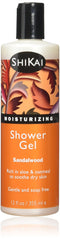 ShiKai Daily Moisturizing Shower Gel bottle pour with gardenia scent for lasting hydration