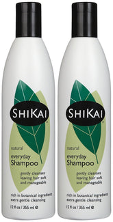 ShiKai Everyday Gentle Cleansing Shampoo bottle front view, highlighting a mild formula for daily hair care.
