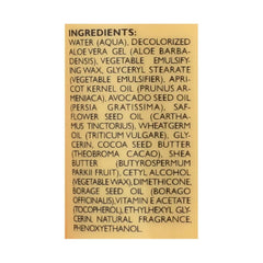 ShiKai vanilla lotion cream texture for smooth, nourished skin