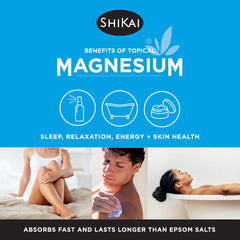 ShiKai Zechstein magnesium chloride bath salt dissolving in water for mineral support