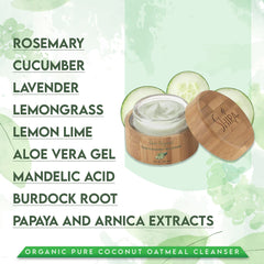 Shira organic cucumber eye cream packaging highlighting clean, premium design.